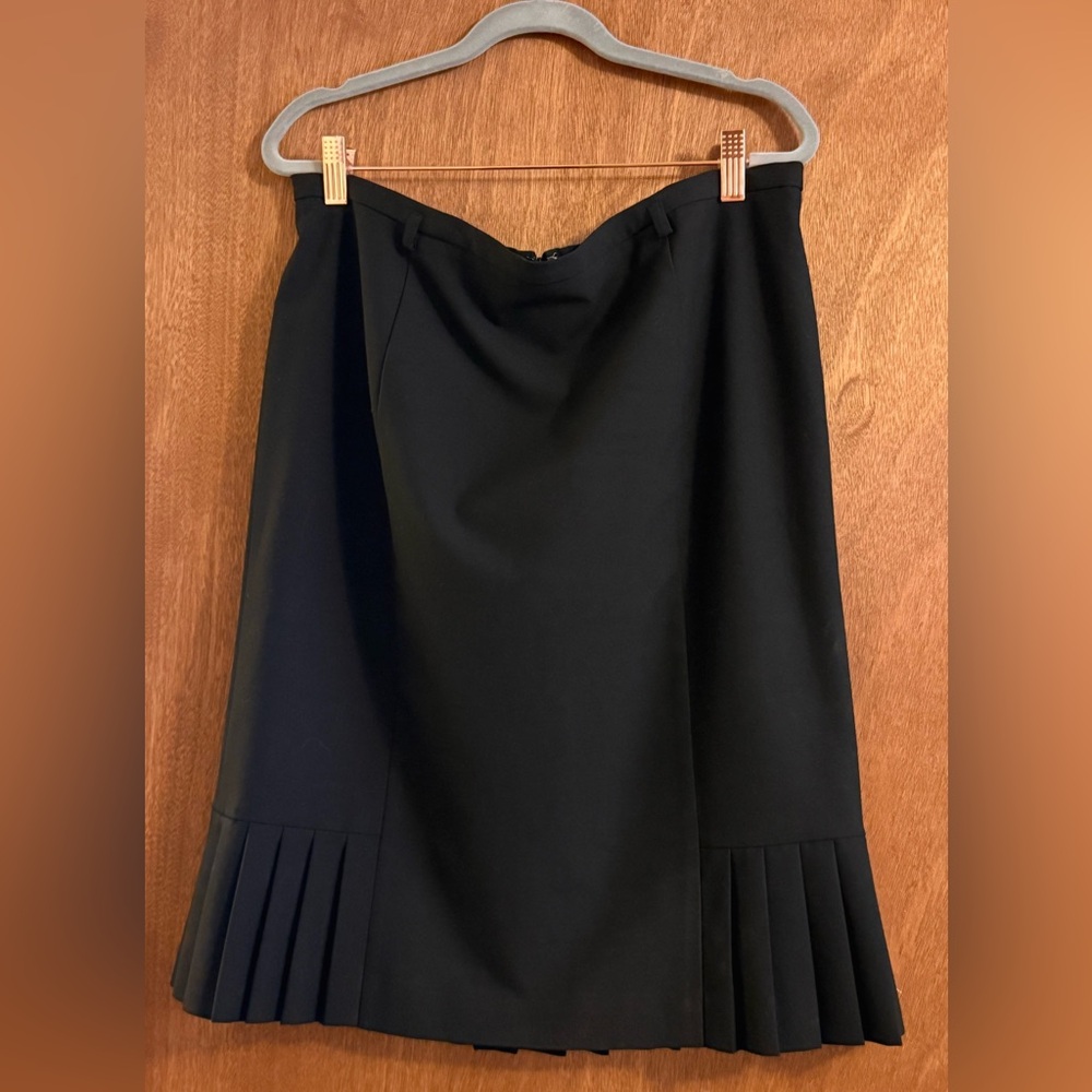 Talbots Classic Black Pencil Skirt